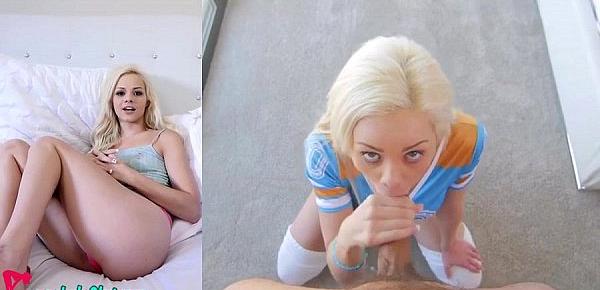  Elsa Jean Sexy Cute Blonde Splitscreen Video